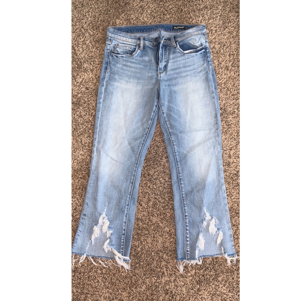 BlankNYC The Varick Cropped Flare Jeans